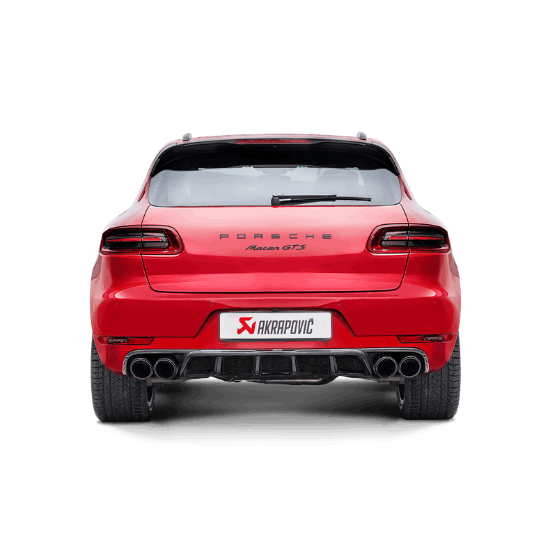 Akrapovic S-PO/TI/7H Akrapovic 2014 Porsche Macan Turbo (95B) Evolution Line Cat Back (Titanium) w/ Carbon Fiber Tips thumbnail 2