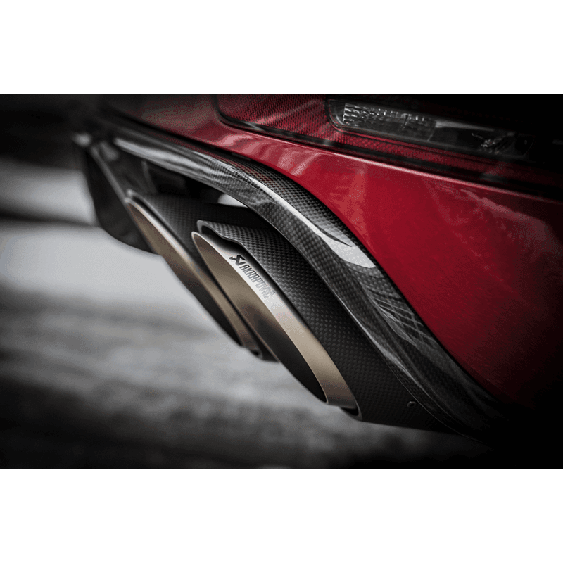Akrapovic S-PO/TI/7H Akrapovic 2014 Porsche Macan Turbo (95B) Evolution Line Cat Back (Titanium) w/ Carbon Fiber Tips thumbnail 4