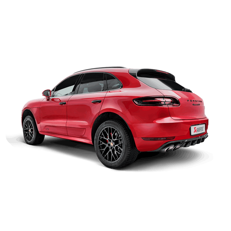 Akrapovic S-PO/TI/7H Akrapovic 2014 Porsche Macan Turbo (95B) Evolution Line Cat Back (Titanium) w/ Carbon Fiber Tips thumbnail 6