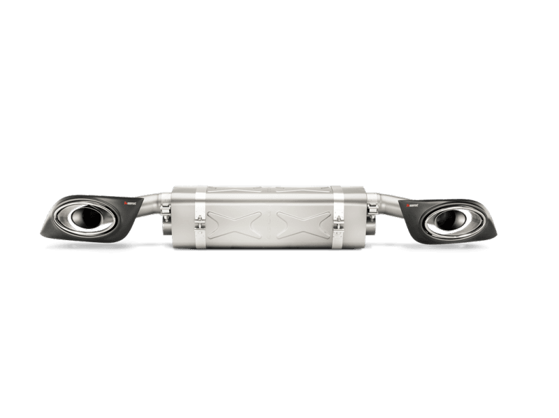 Akrapovic S-PO991TSO-HT Akrapovic 14-15 Porsche 911 Turbo/Turbo S (991) Slip-On Line (Titanium) w/ Carbon Titanium Tips - Fits 2014-2015 Porsche 911 thumbnail 2