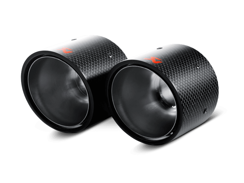 Akrapovic TP-MINR56/57-CA Akrapovic 07-14 MINI Cooper S (R56) / Cooper S Cabrio (R57) Tail Pipe Set (Carbon) - Fits 2007-2014 Mini Cooper thumbnail 2