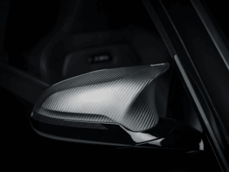 Akrapovic WM-BM/CA/2/M Akrapovic 2014+ BMW M3 (F80) Carbon Fiber Mirror Cap Set - Matte - Fits 2015-2021 BMW M4, M2 thumbnail 2