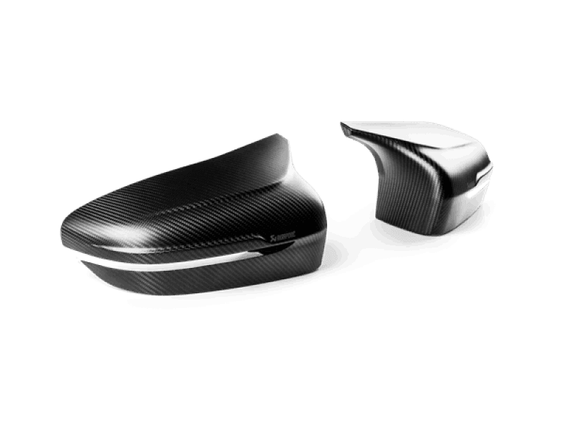 Akrapovic WM-BM/CA/1/M Akrapovic 2016+ BMW M2 (F87) Carbon Fiber Mirror Cap Set - Matte - Fits 2016-2020 BMW M240i, M2 thumbnail 2