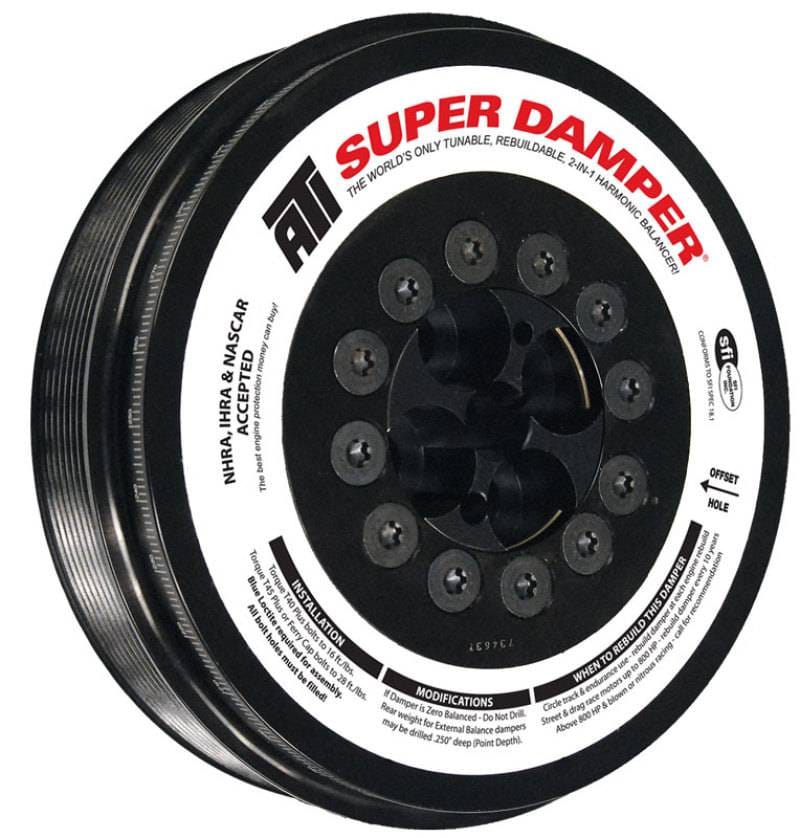 ATI ATI917374 ATI Damper - 7.98in - Steel - 8 Grv - Cummins - 2003-07.5 - 5.9L - 3 Ring Hvy - Diesel thumbnail 2
