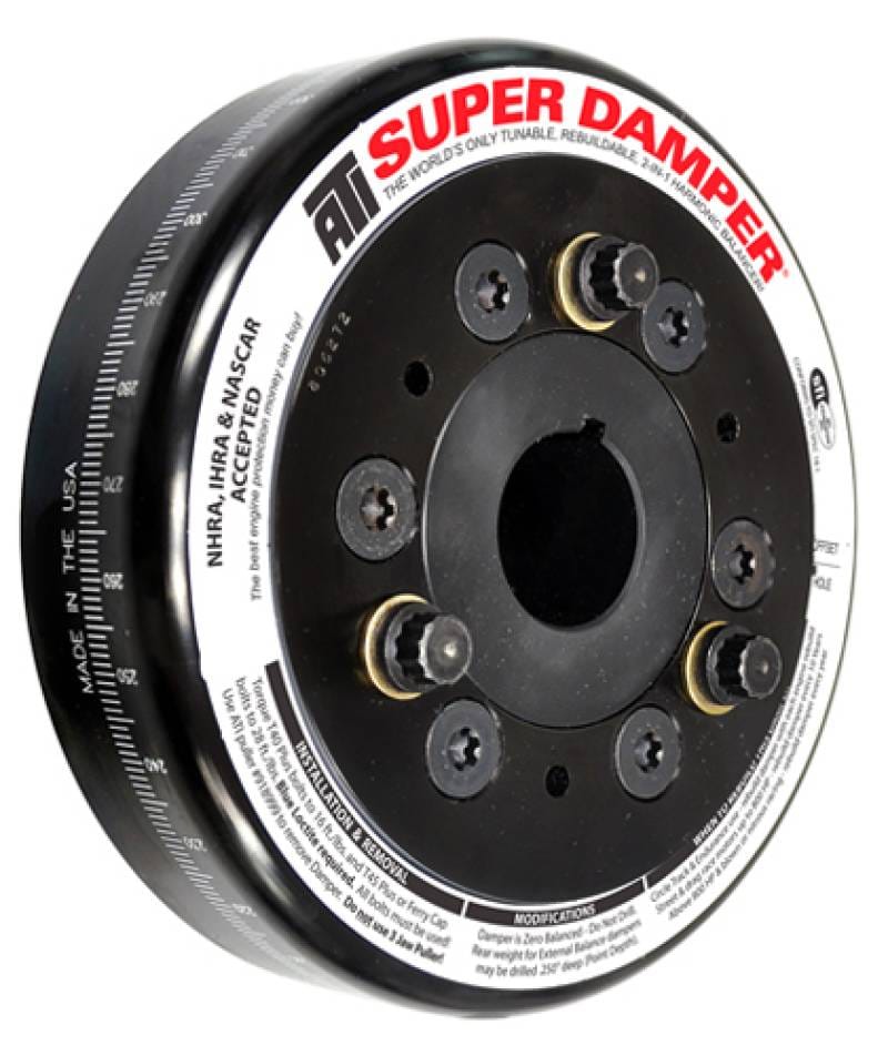 ATI ATI917781 ATI Damper - 6.325in - Steel - Chevy SB / 90 Deg V6 - 409 - Pont 4Cyl - 3 Ring - 1Pc thumbnail 2