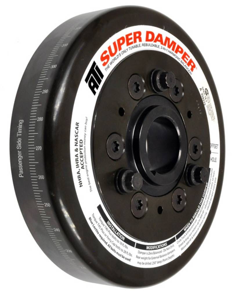 ATI ATI918310 ATI Damper - 7.074in - Steel - Ford - 332-428 - Fe - Chevy Frt - 3 Ring thumbnail 2