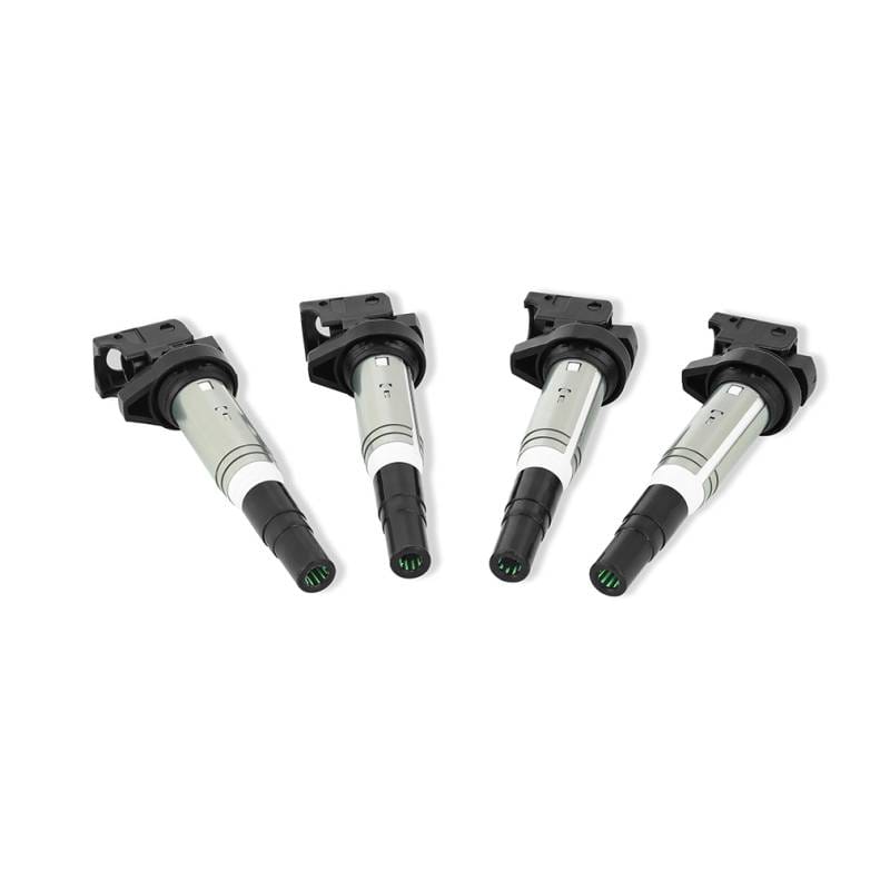 Mishimoto MMIG-BMW-0204 Mishimoto 2002+ BMW M54/N20/N52/N54/N55/N62/S54/S62 Four Cylinder Ignition Coil Set of 4 - Fits select 2002-2019 BMW models thumbnail 2