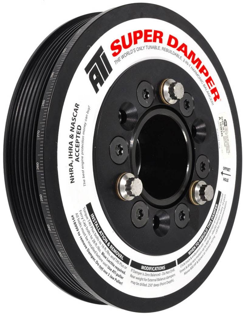 ATI ATI918854 ATI Damper - 7.48in - Alum LW - 6/4 Grv - LSA - 09-15 Cadillac CTS-V (Excl SC Pulley) thumbnail 2