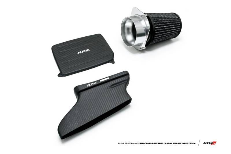 AMS ALP.19.08.0004-1 AMS Performance 14-18 Mercedes-Benz CLA 45 AMG 2.0T Alpha Intake System w/Carbon Fiber Duct & Lid thumbnail 4