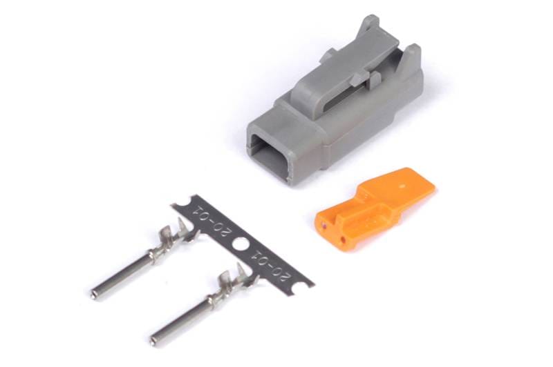 Haltech HT-031000 Haltech Male Deutsch DTM-2 Connector 7.5 Amp Plug & Pins thumbnail 2