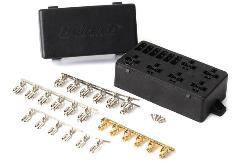 Haltech HT-030102 Haltech 6 Circuit Haltech Fuse Box w/Lid/Pins thumbnail 2