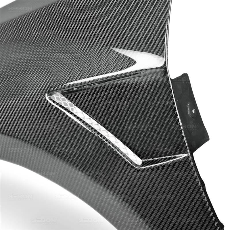 Seibon Carbon FF12VWG7-W Seibon 2015+ Volkswagen Golf MK7 Wide Carbon Fiber Fenders (pair) thumbnail 2