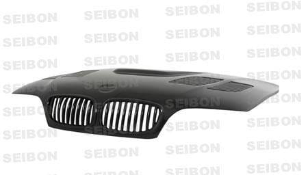 Seibon Carbon HD0205BMWE462D-GTR Seibon 02-05 BMW E46 2dr GTR-Style Carbon Fiber Hood thumbnail 2