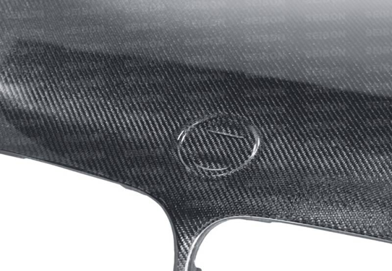 Seibon Carbon HD0205BMWE464D-OE Seibon 02-05 BMW 3 Series 4dr E46 (Manuf Date 7/02-7/06 Models Only) OEM-Style Carbon Fiber Hood thumbnail 13