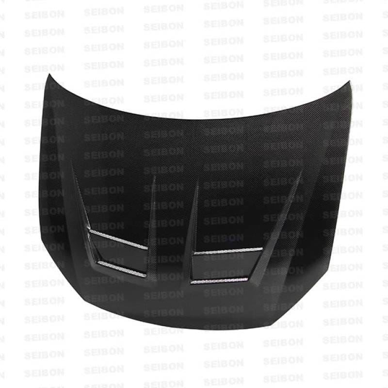 Seibon Carbon HD1011VWGTIB-DV Seibon 10-11 VW Golf GTI 5K/MK6 DV Carbon Fiber Hood w/ Shaved Emblem thumbnail 8