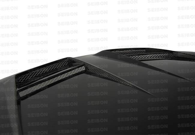 Seibon Carbon HD1011VWGTIB-DV Seibon 10-11 VW Golf GTI 5K/MK6 DV Carbon Fiber Hood w/ Shaved Emblem thumbnail 10