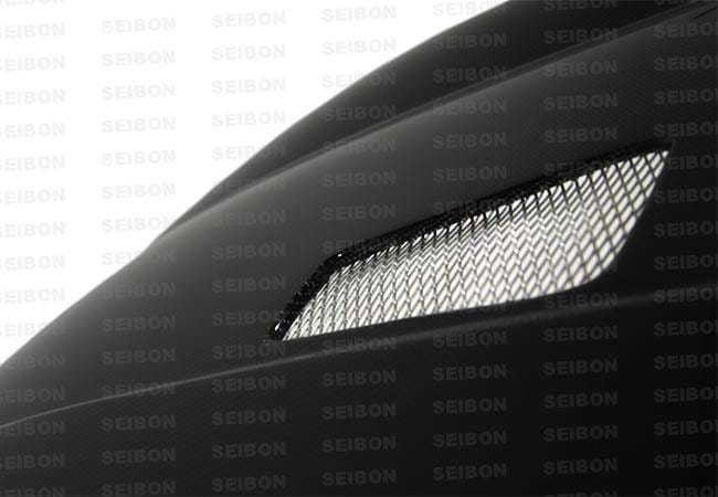 Seibon Carbon HD1011VWGTIB-TM Seibon 10-11 VW Golf GTI 5K/MK6 TM Carbon Fiber Hood w/ Shaved Emblem thumbnail 2