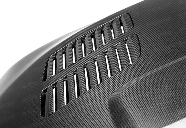 Seibon Carbon HD1213BMWF30-GTR Seibon 12-13 BMW F30 GTR-Style Carbon Fiber Hood thumbnail 10