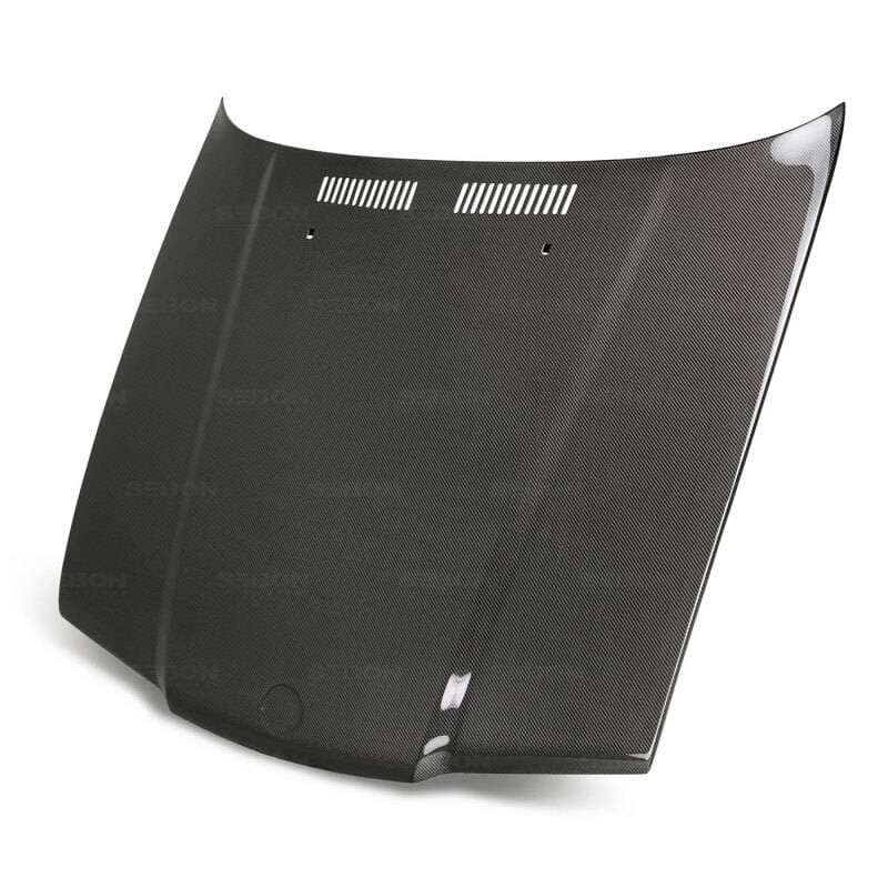 Seibon Carbon HD9298BMWE362D-OE Seibon 92-98 BMW 3 Series 2dr (E36) (Exc 318) OEM Carbon Fiber Hood thumbnail 8