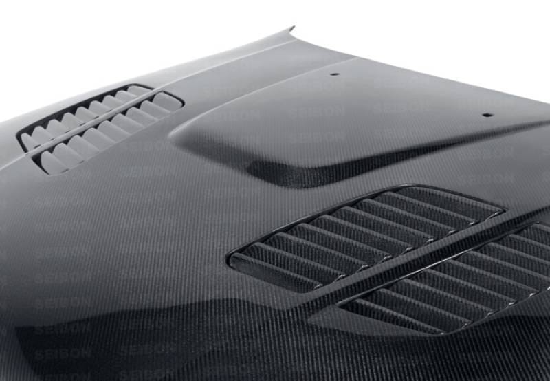 Seibon Carbon HD9703BMWE39-GTR Seibon 97-03 BMW 5 Series 4Dr (E39) GTR-Style Carbon Fiber Hood thumbnail 10