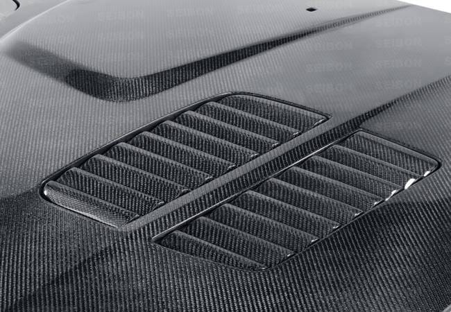 Seibon Carbon HD9703BMWE39-GTR Seibon 97-03 BMW 5 Series 4Dr (E39) GTR-Style Carbon Fiber Hood thumbnail 19