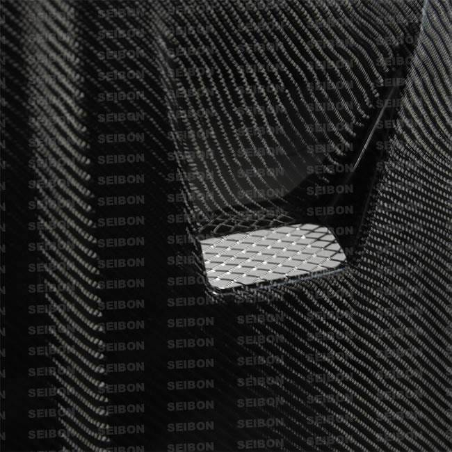 Seibon Carbon HD9596NSR33-JU Seibon 95-96 Nissan Skyline R33 GT-R (BCNR33) JU-Style Carbon Fiber Hood thumbnail 2