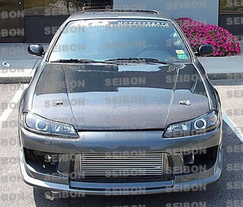 Seibon Carbon HD9901NSS15-OE Seibon 99-01 Nissan S15 OEM Carbon Fiber Hood thumbnail 5