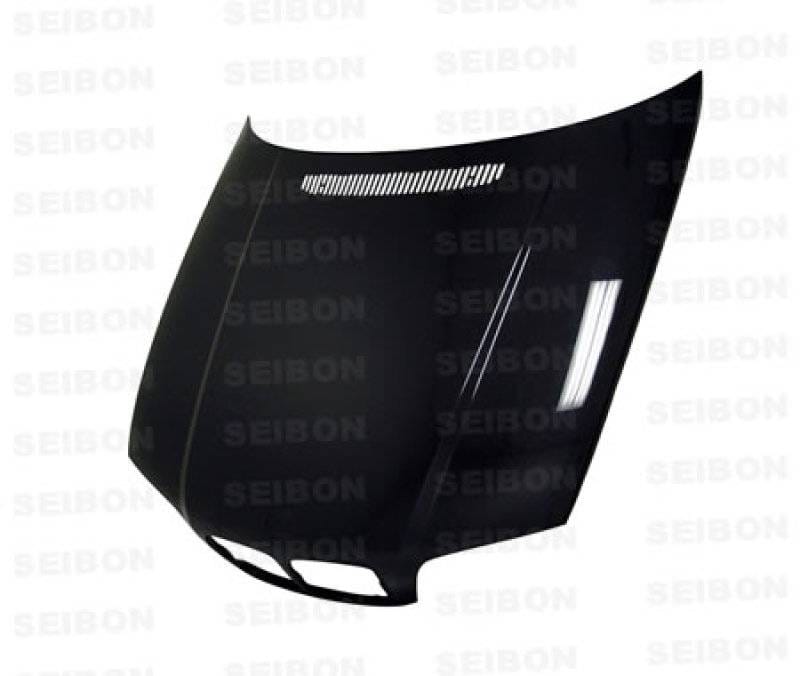 Seibon Carbon HD9902BMWE462D-OE Seibon 7/99-5/02 BMW 3 Series 2dr (E46) OEM-Style Carbon Fiber Hood thumbnail 2