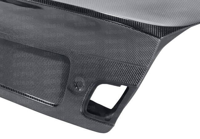 Seibon Carbon TL9904BMWE462D-C Seibon 99-04 BMW 3 Series 2DR E46 CSL Carbon Fiber Trunk Lid thumbnail 2