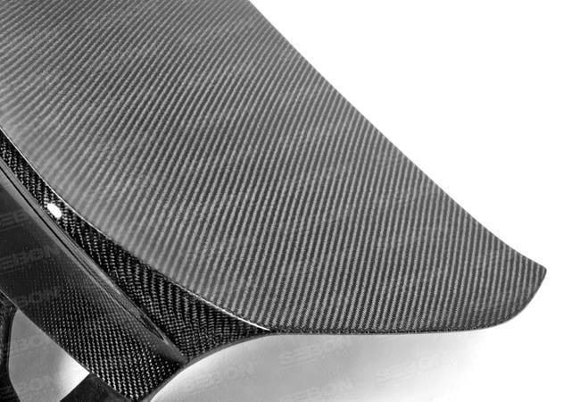 Seibon Carbon TL1213BMWF30-C-S Seibon 12-13 BMW F30 CSL Style Carbon Fiber Trunk - Shaved thumbnail 2