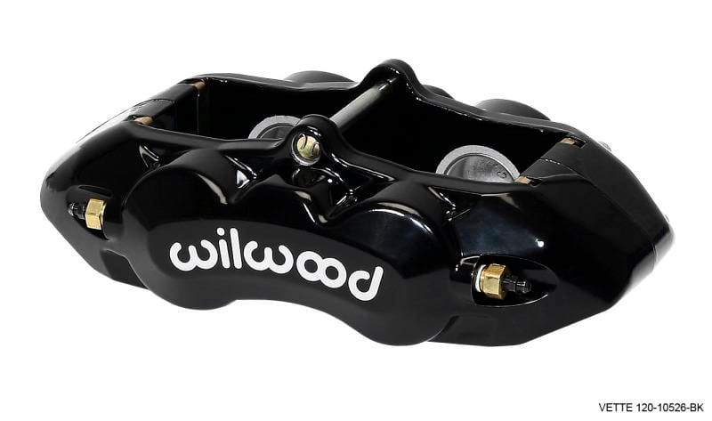 Wilwood 120-10526-BK Wilwood Caliper-D8-4 Rear Black 1.38in Pistons 1.25in Disc thumbnail 2