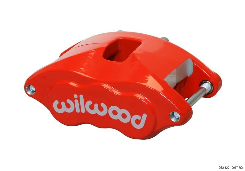 Wilwood 120-10937-RD Wilwood Caliper-D52-Red 2.00/2.00in Pistons 1.04in Disc thumbnail 2