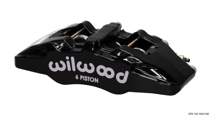 Wilwood 120-13431-BK Wilwood Caliper-Forged Dynapro 6 5.25in Mount-L/H 1.62/1.38in/1.38in Pistons .38in Disc thumbnail 2