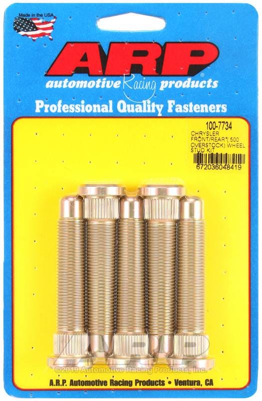 ARP 100-7734 ARP Chrysler Front/Rear M14 .500in Over Stock Length Wheel Stud Kit thumbnail 2