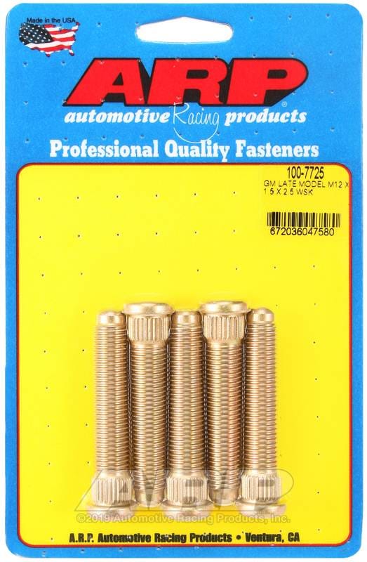 ARP 100-7725 ARP Late Model GM M12x1.50inX2.50in Wheel Stud Kit thumbnail 2