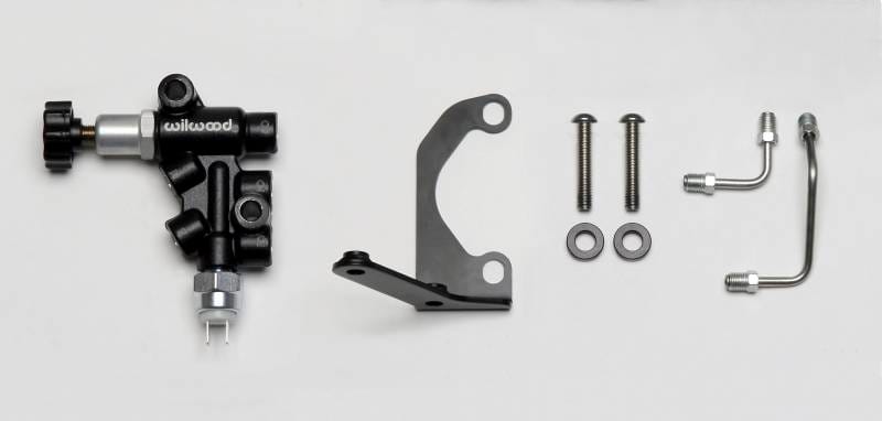 Wilwood 260-13190 Wilwood Tandem Master Cylinder Mounting Bracket L/H Kit w/ Prop Valve thumbnail 2
