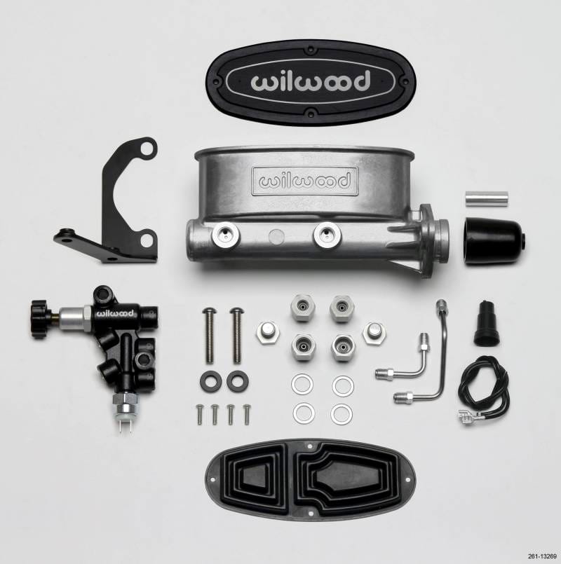 Wilwood 261-13269 Wilwood HV Tandem M/C Kit w L/H Bracket & Prop Valve - 1in Bore thumbnail 2