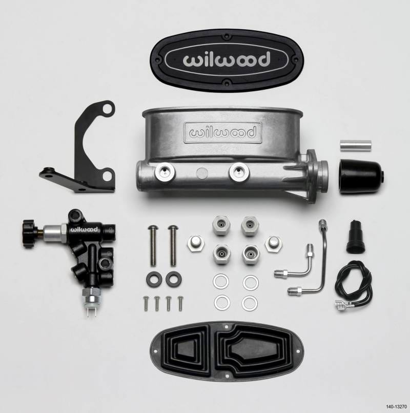 Wilwood 261-13270 Wilwood HV Tandem M/C Kit w L/H Bracket & Prop Valve - 1 1/8in Bore thumbnail 2