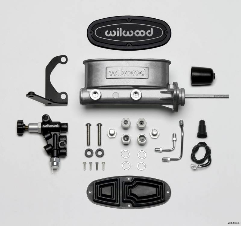 Wilwood 261-13626 Wilwood HV Tandem M/C Kit w L/H Bracket & Prop Valve - 15/16in Bore-W/Pushrod thumbnail 4