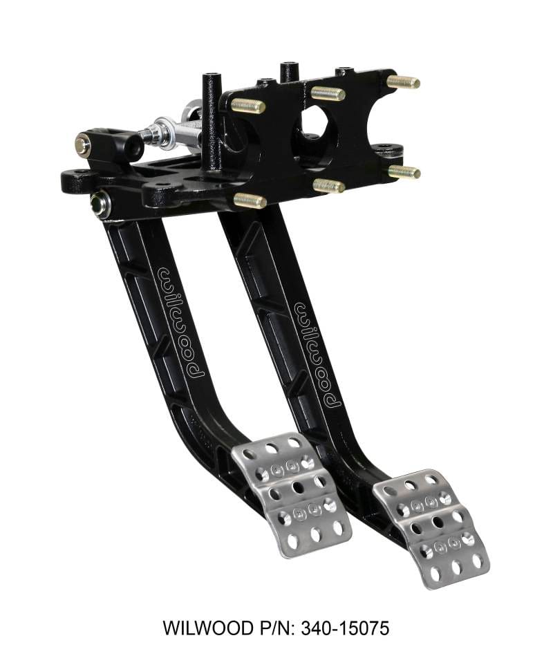 Wilwood 340-15075 Wilwood Adjustable-Trubar Dual Pedal - Brake / Clutch - Rev. Swing Mount -6.25:1 Brake 5.1:1 Clutch thumbnail 2