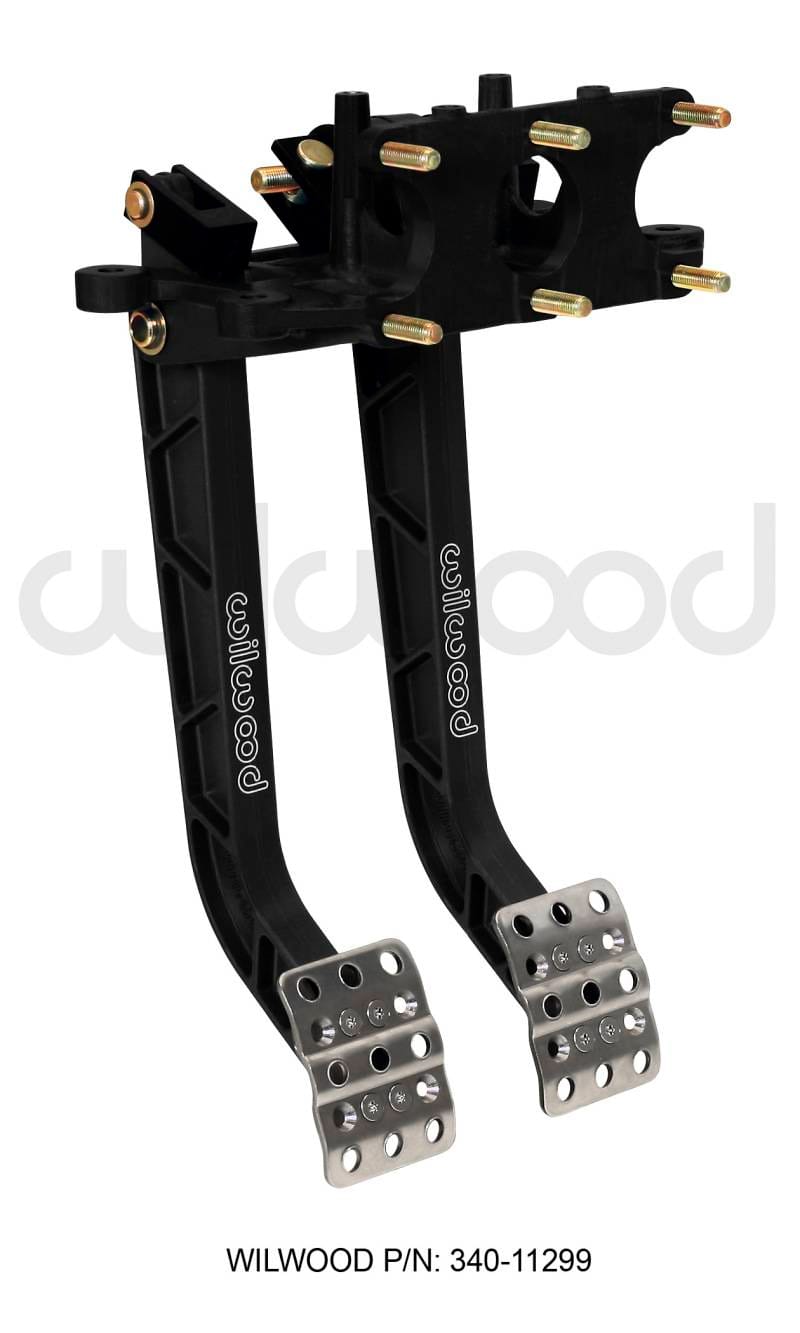 Wilwood 340-11299 Wilwood Adjustable Dual Pedal - Brake / Clutch - Rev. Swing Mount - 6.25:1 thumbnail 2