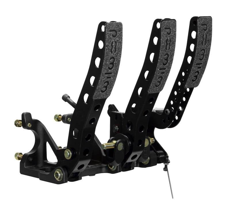 Wilwood 340-12411 Wilwood Pedal Assembly Floor Mount-Brake Clutch & Throttle w/ Throttle Linkage thumbnail 2