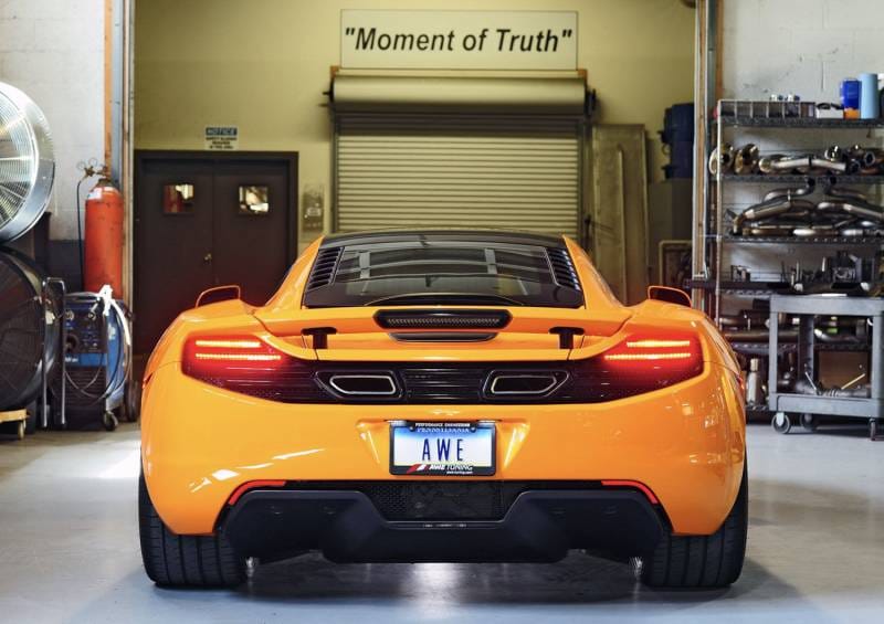 AWE Tuning 3010-32014 AWE Tuning McLaren MP4-12C Performance Exhaust - Machined Tips thumbnail 2