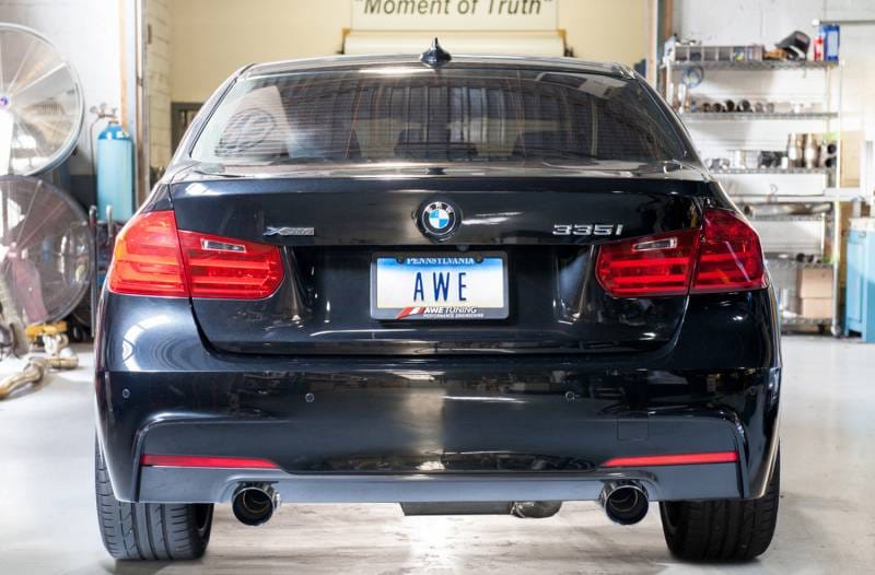 AWE Tuning 3010-32026 AWE Tuning BMW F3X 335i/435i Touring Edition Axle-Back Exhaust - Chrome Silver Tips (102mm) thumbnail 4