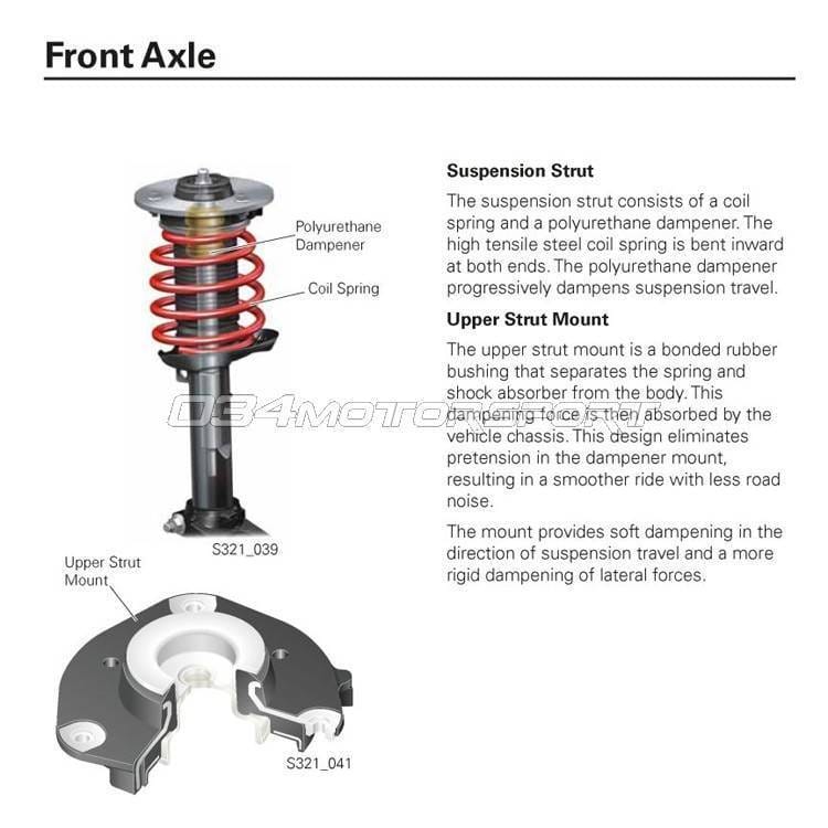 034Motorsport Density Strut mounts for VW MK5, MK6, Audi A3, TT 034-601-1004-TD thumbnail 4