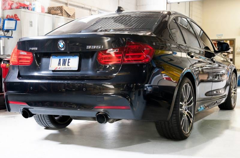 AWE Tuning 3010-33030 AWE Tuning BMW F3X 335i/435i Touring Edition Axle-Back Exhaust - Diamond Black Tips (102mm) thumbnail 4