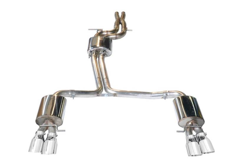 AWE Tuning 3010-42018 AWE Tuning Audi B8 / B8.5 S4 3.0T Touring Edition Exhaust - Chrome Silver Tips (90mm) thumbnail 2