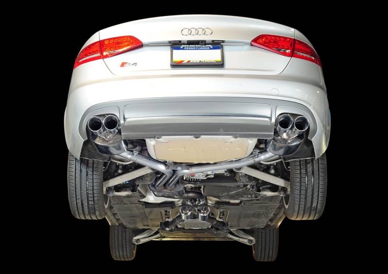 AWE Tuning 3010-42018 AWE Tuning Audi B8 / B8.5 S4 3.0T Touring Edition Exhaust - Chrome Silver Tips (90mm) thumbnail 4