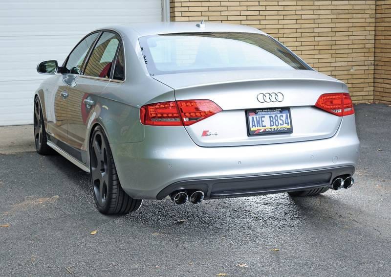 AWE Tuning 3010-42018 AWE Tuning Audi B8 / B8.5 S4 3.0T Touring Edition Exhaust - Chrome Silver Tips (90mm) thumbnail 8