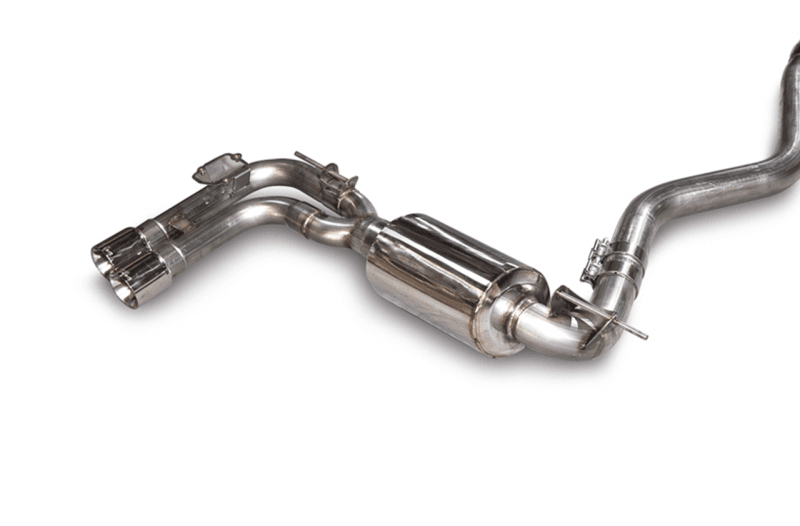 AWE Tuning 3010-43036 AWE Tuning BMW F3X N20/N26 328i/428i Touring Edition Exhaust Quad Outlet - 80mm Diamond Black Tips thumbnail 2